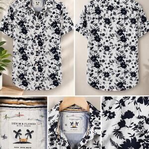 🖤Denim flower by ricky USA size medium